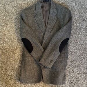 Ralph Lauren Gray Blazer with Black Elbow Patches